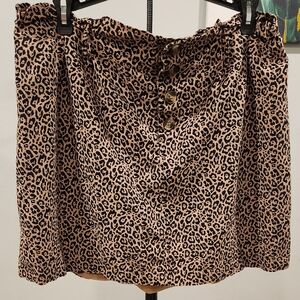 American Eagle Outfitters Leopard Print Skirt